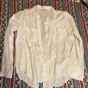 Abercrombie & Fitch White Button Down Shirt